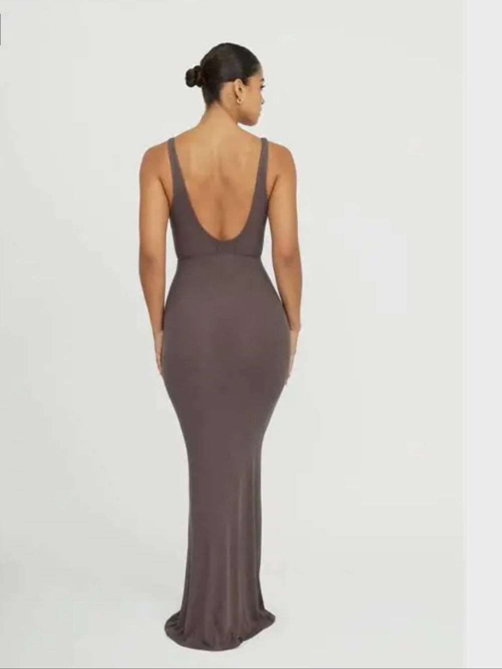 Riot Swim Roxi Ruched Tank Dress Ribbed Ash Size XS - Picture 3 of 14
